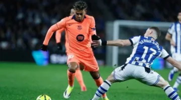 سقوط مفاجئ.. رقم سلبي يطارد برشلونة بعد هزيمة سوسييداد في الدوري الإسباني